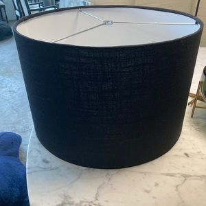 Pottery Barn drum lamp shade.